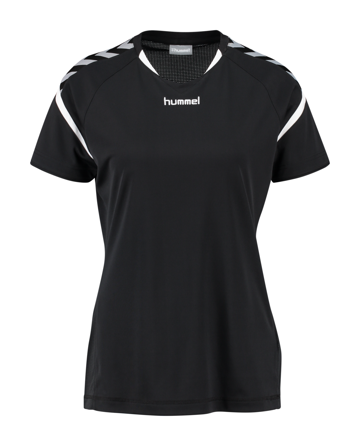 AUTH. CHARGE SS POLY JERSEY WO, BLACK, packshot