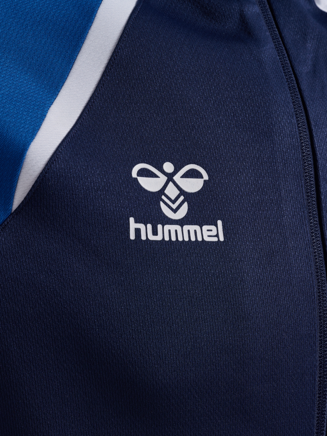 hmlLEAD 2.0 ZIP HOODIE, MARINE/TRUE BLUE, packshot