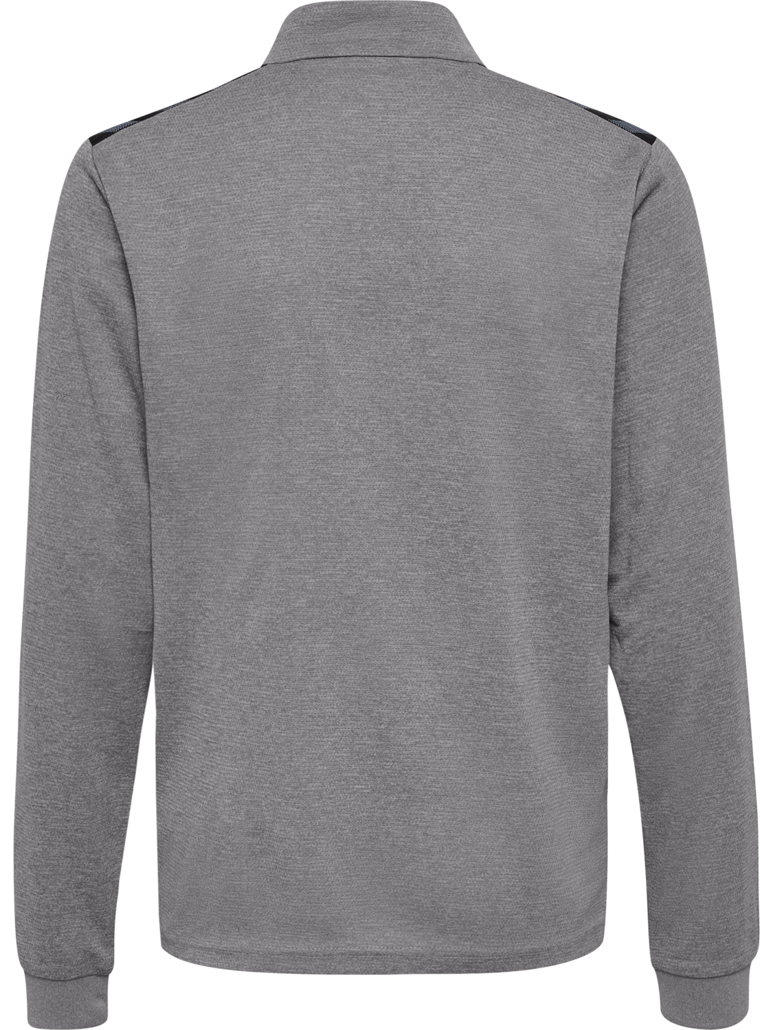 hmlAUTHENTIC HALF ZIP SWEAT KIDS, GREY MELANGE, packshot
