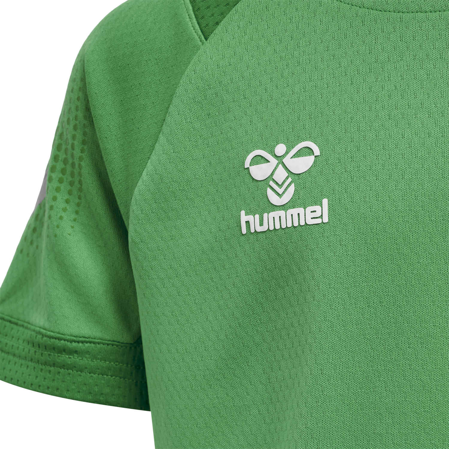 hmlLEAD S/S POLY JERSEY KIDS, JELLY BEAN, packshot