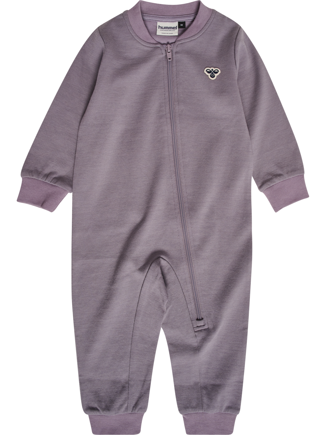 hmlMINI WOOL JUMPSUIT BEE, GRAY RIDGE, packshot