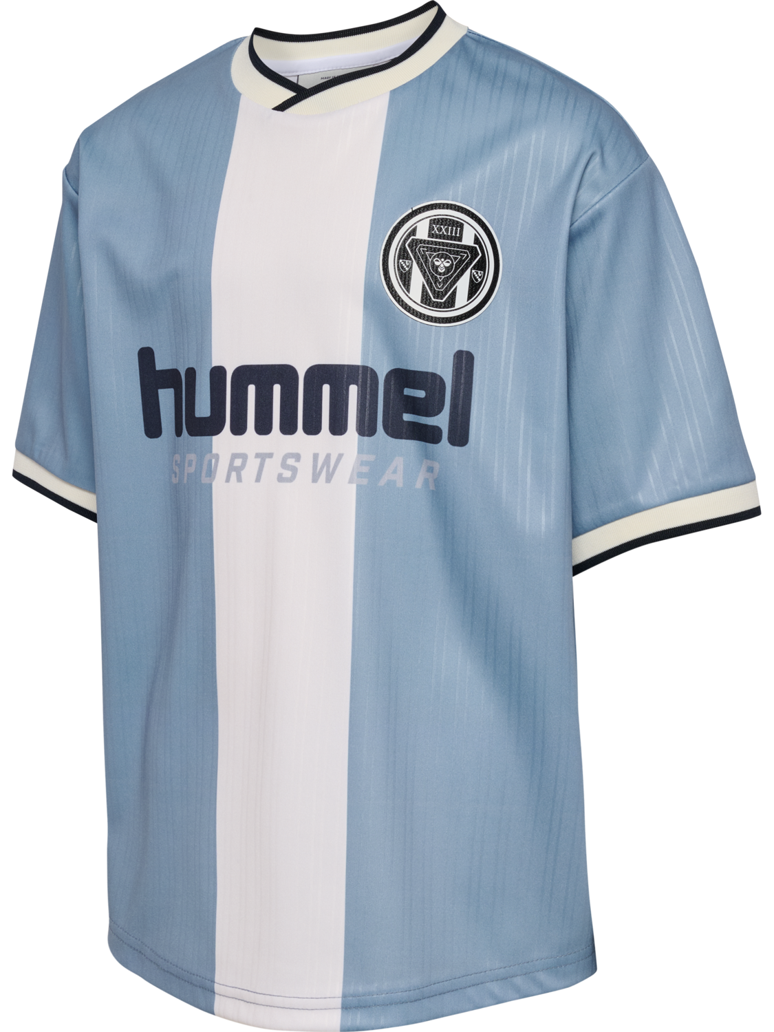 hmlJR LOOSE BALL  JERSEY S/S, FADED DENIM, packshot