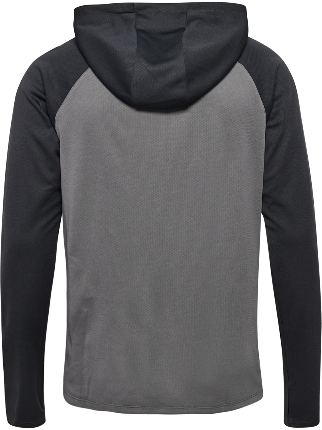hmlLEAD 2.0 ZIP HOODIE, STEEL GRAY/ASPHALT, packshot