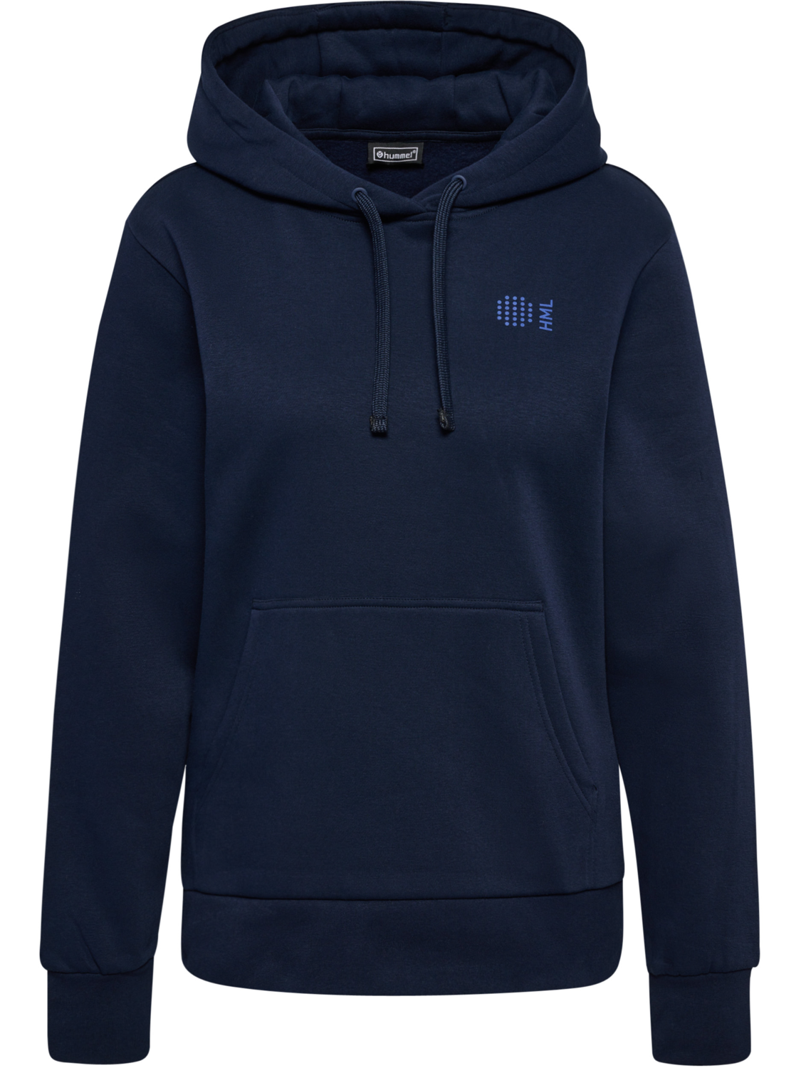 hmlCOURT COTTON HOODIE WOMAN, MARINE, packshot