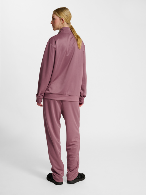 hmlPULSE TRACK JACKET, WISTFUL MAUVE, model