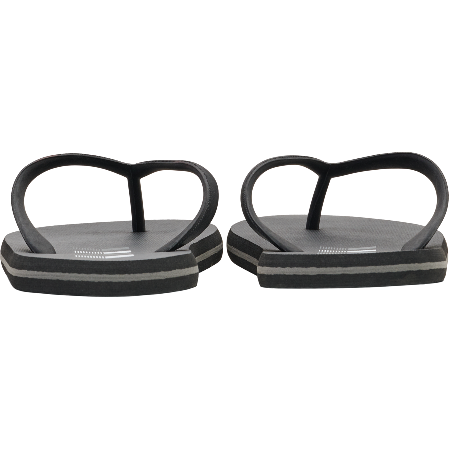 CHEVRON FLIP FLOP, BLACK, packshot