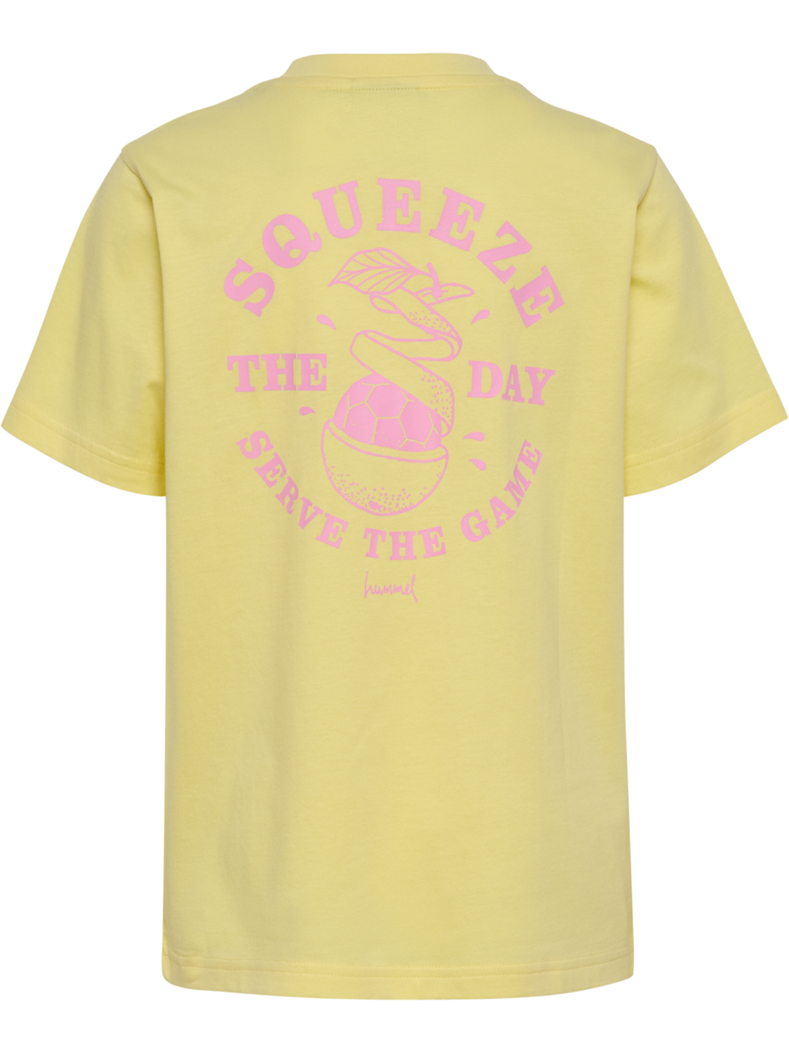 hmlJR REG GRAPHIC T-SHIRT S/S, MELLOW YELLOW, packshot