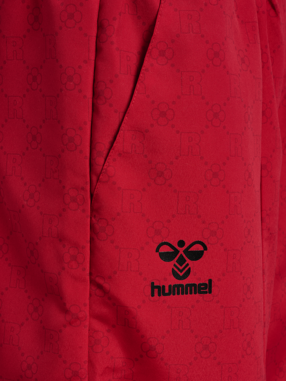 hmlTRACKSUIT PANTS DBU ROTATE, TANGO RED, packshot