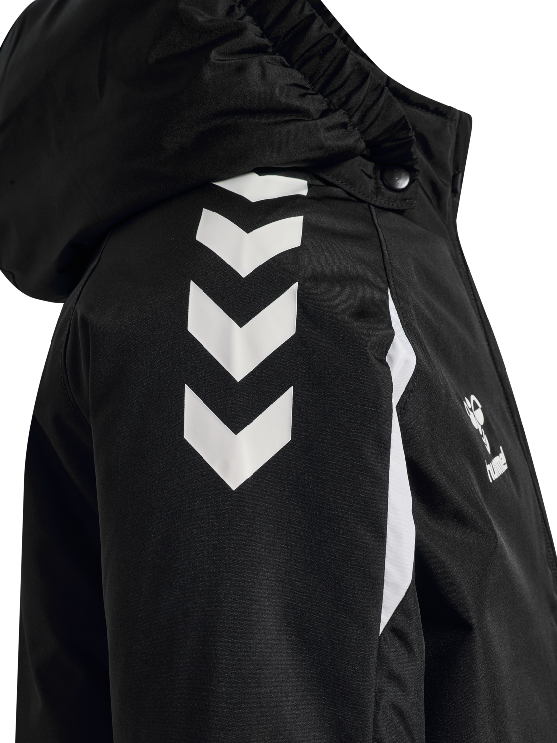 hmlCORE 2.0 BENCH JACKET KIDS, BLACK/WHITE, packshot