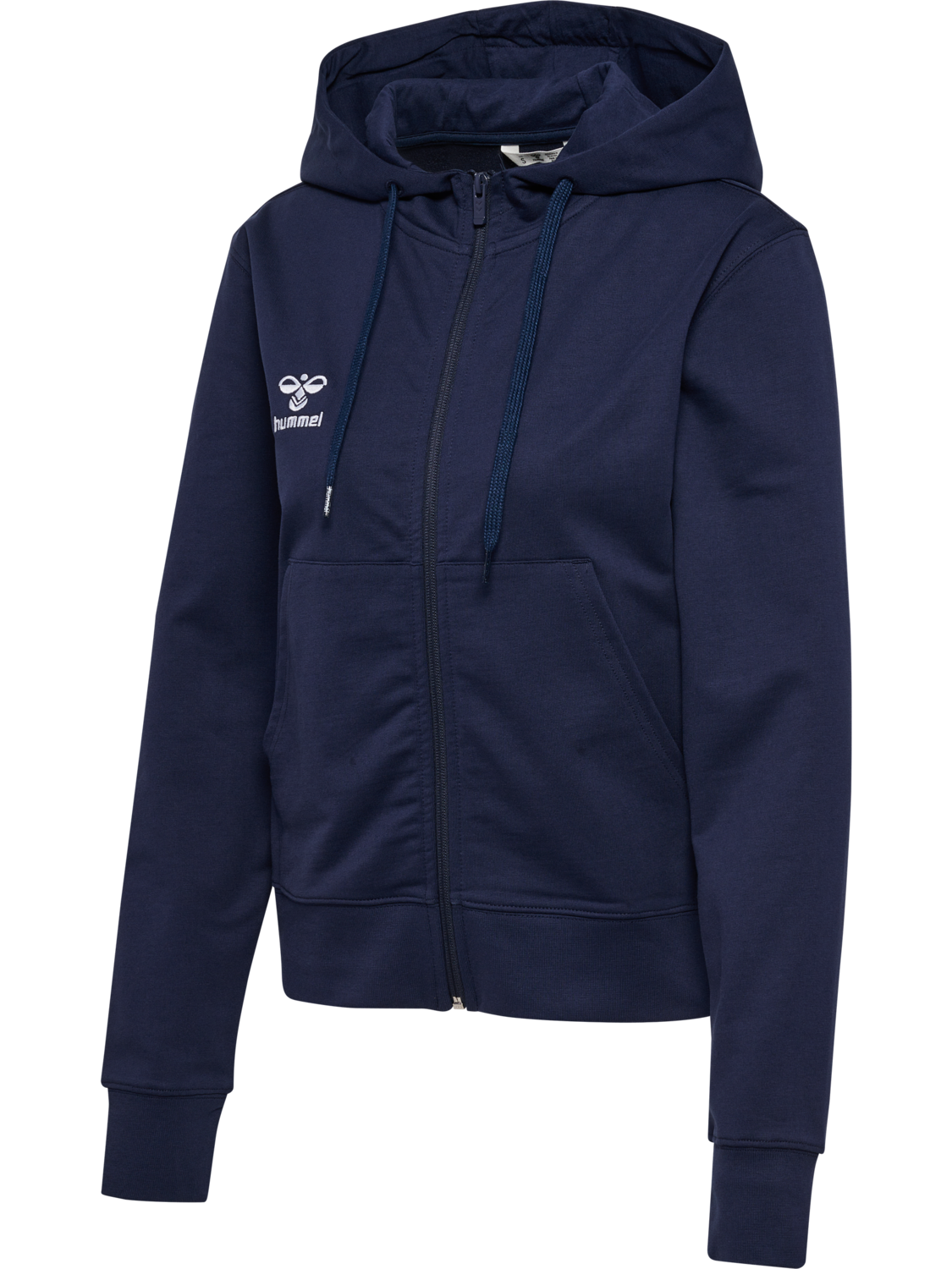 hmlGO 2.0 ZIP HOODIE WOMAN, MARINE, packshot