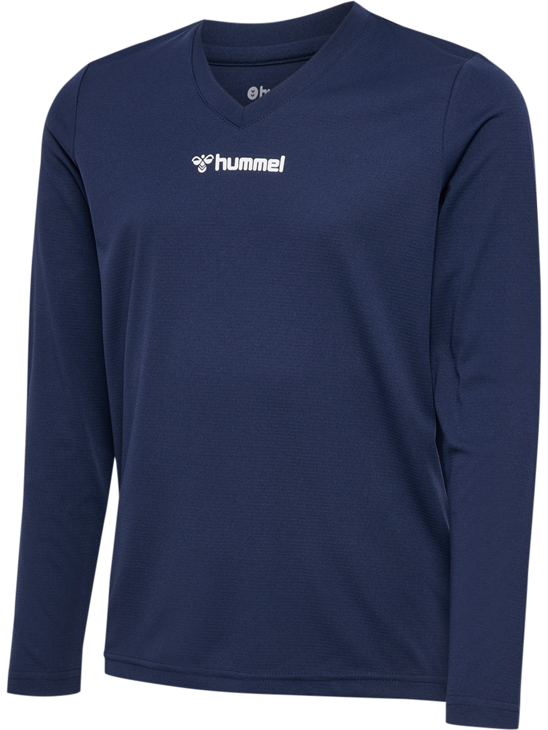 hmlBL ESSENTIAL TEE L/S KIDS, MARINE, packshot