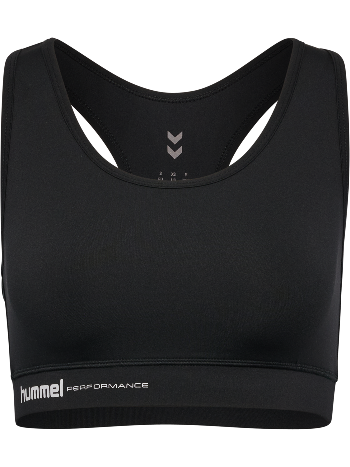 hmlPULSE LIGHT SUPPORT BRA, BLACK, packshot