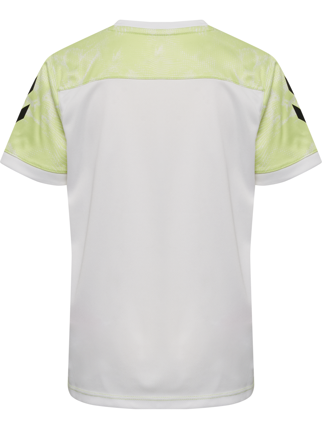 hmlBLAZE CLUB 26 GRAPHIC TEE KIDS, ASIAN PEAR/WHITE, packshot