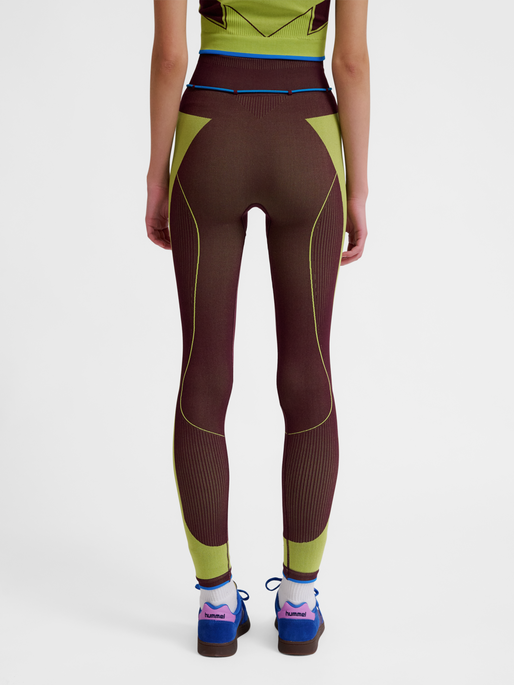 hmlSEAMLESS HIGH WAIST TIGHTS, FIG, model