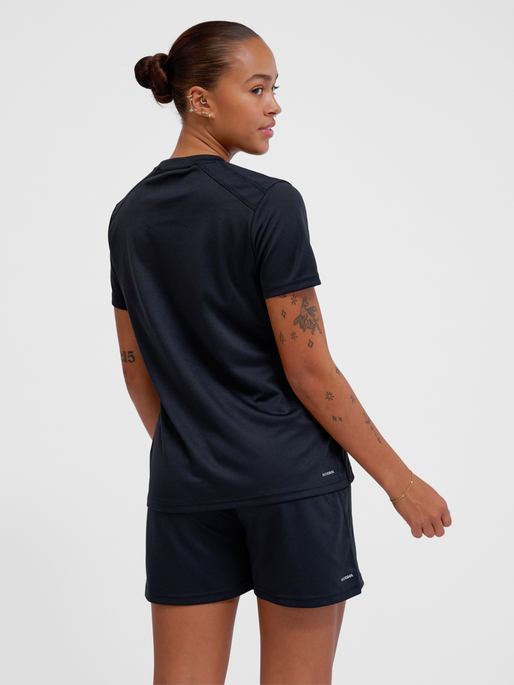 hmlMULTI PL JERSEY WOMAN, BLACK, model