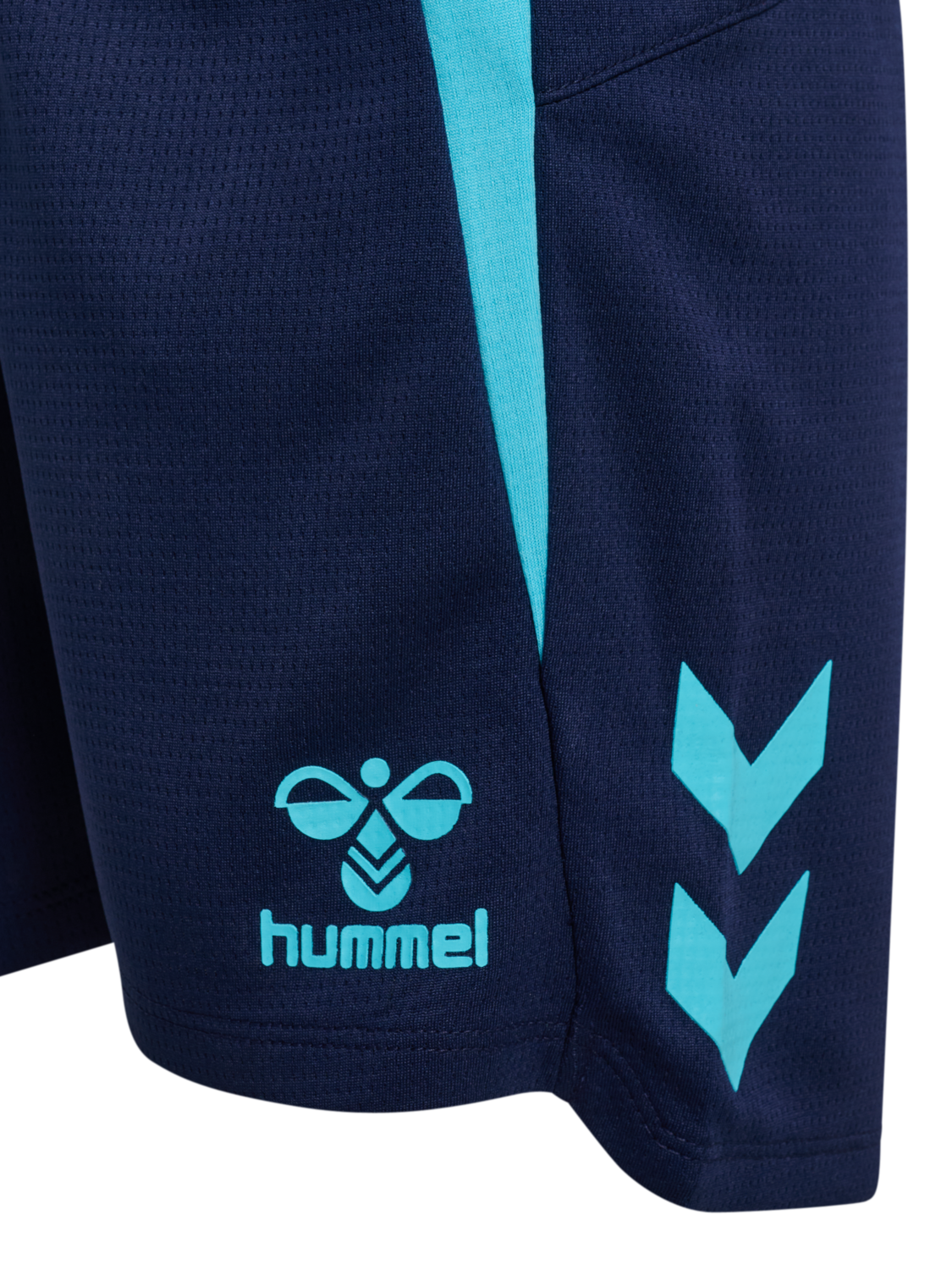 hmlLEAD 2.0 SHORTS KIDS, MARINE/BLUE FISH, packshot