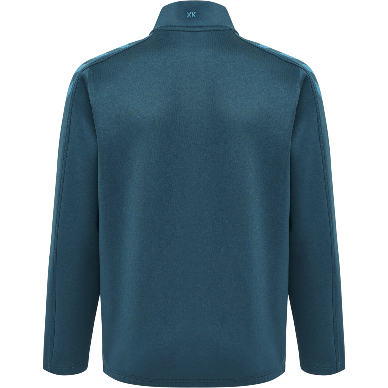 hmlCORE XK HALF ZIP POLY SWEAT KIDS, BLUE CORAL, packshot