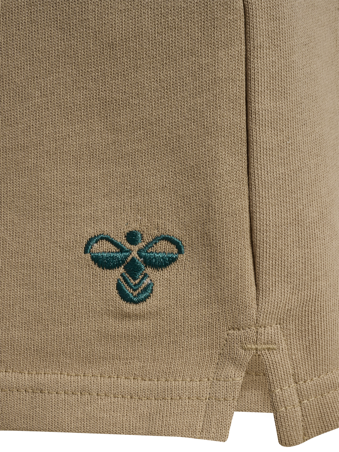 hmlJR JUMP BOXY SWEAT SHORTS, SILVER MINK, packshot