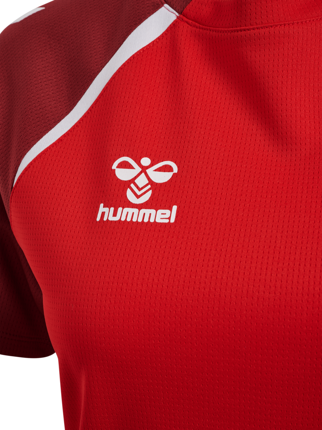 hmlLEAD 2.0 JERSEY S/S WOMAN, TRUE RED/MAROON, packshot