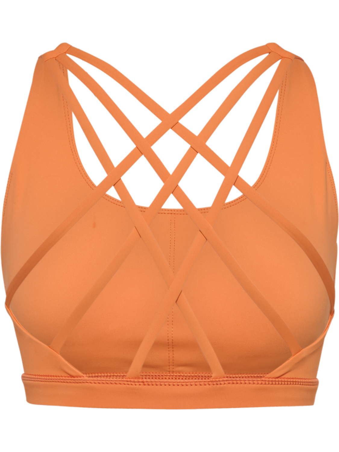 hmlFAST IMPACT STRAP BRA, DUSTY ORANGE, packshot