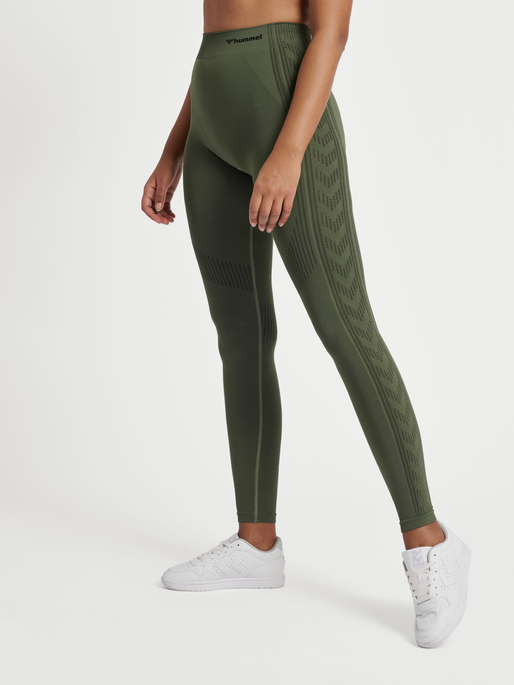 hmlMT SHAPING SEAMLESS MW TIGHTS, THYME, model