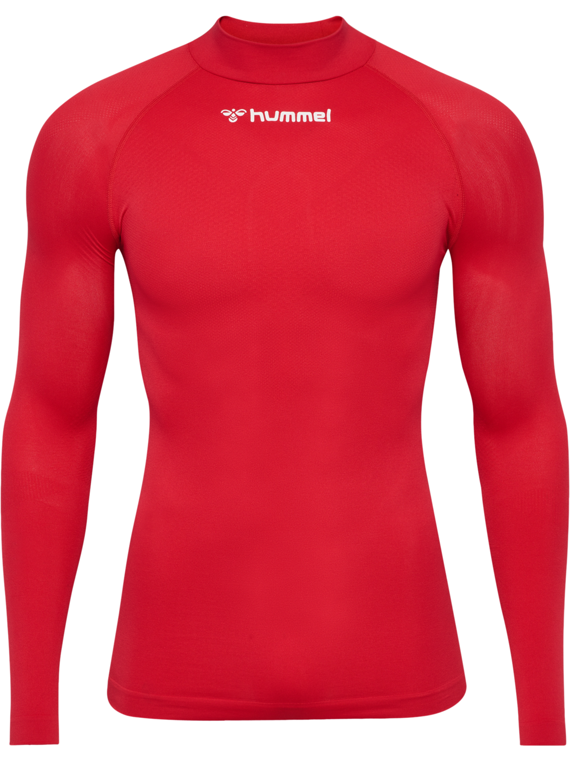hmlBL COMFORT 2.0 MOCKNECK TEE L/S, TRUE RED, packshot