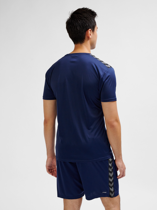 hmlAUTHENTIC PL JERSEY S/S, MARINE, model