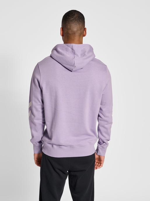 hmlLEGACY LOGO HOODIE, HEIRLOOM LILAC, model