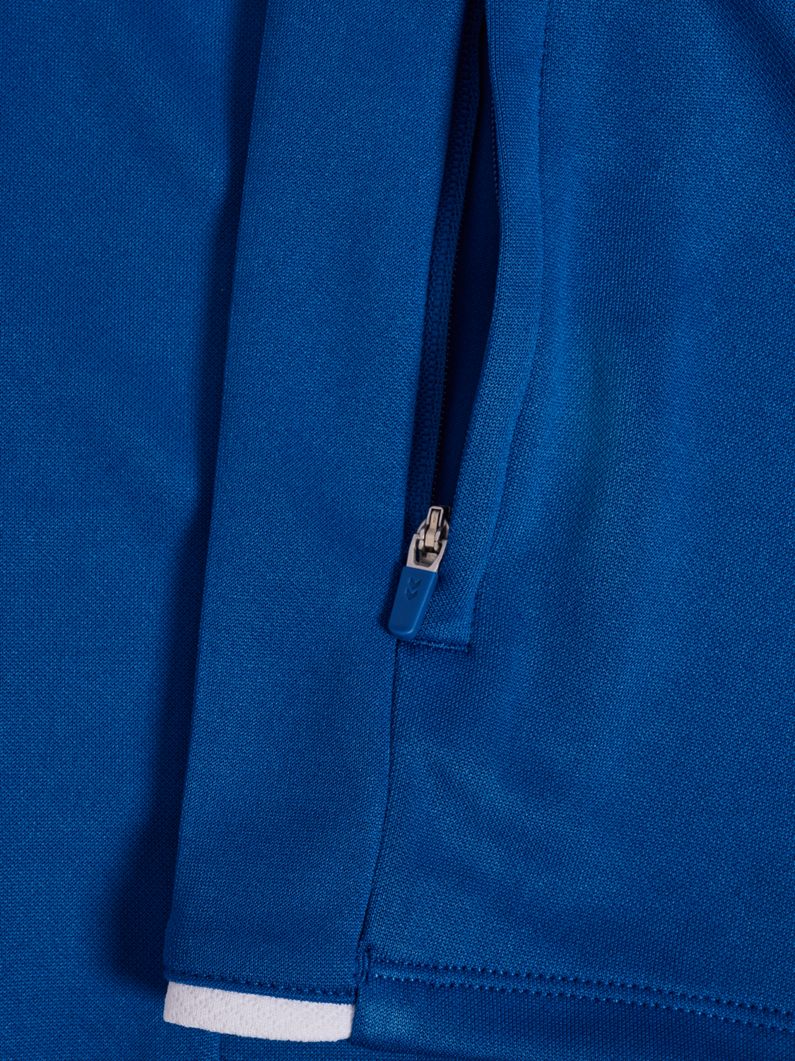 hmlCORE 2.0 ZIP HOODIE KIDS, TRUE BLUE/WHITE, packshot