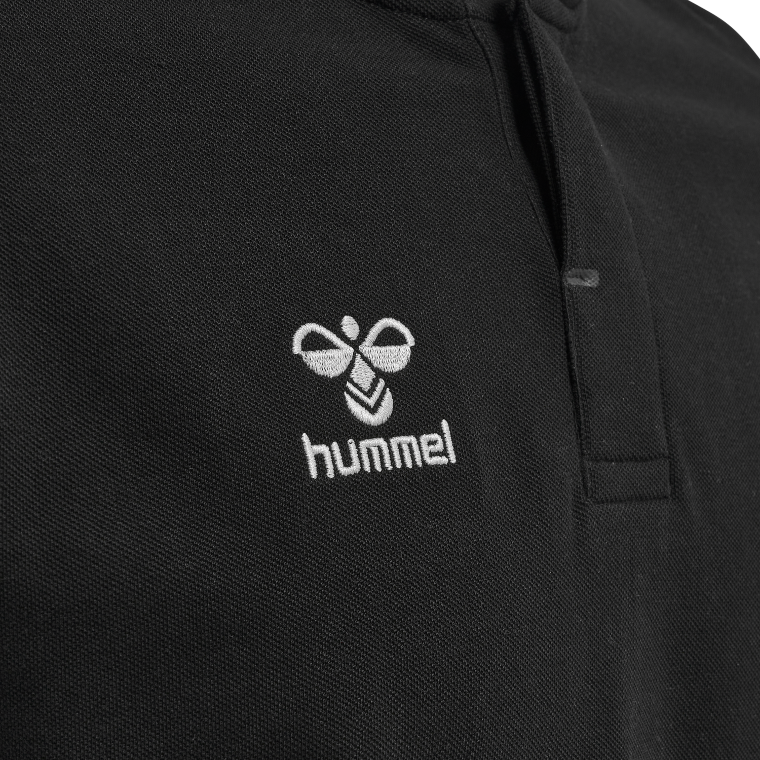 hmlMOVE GRID POLO, BLACK, packshot