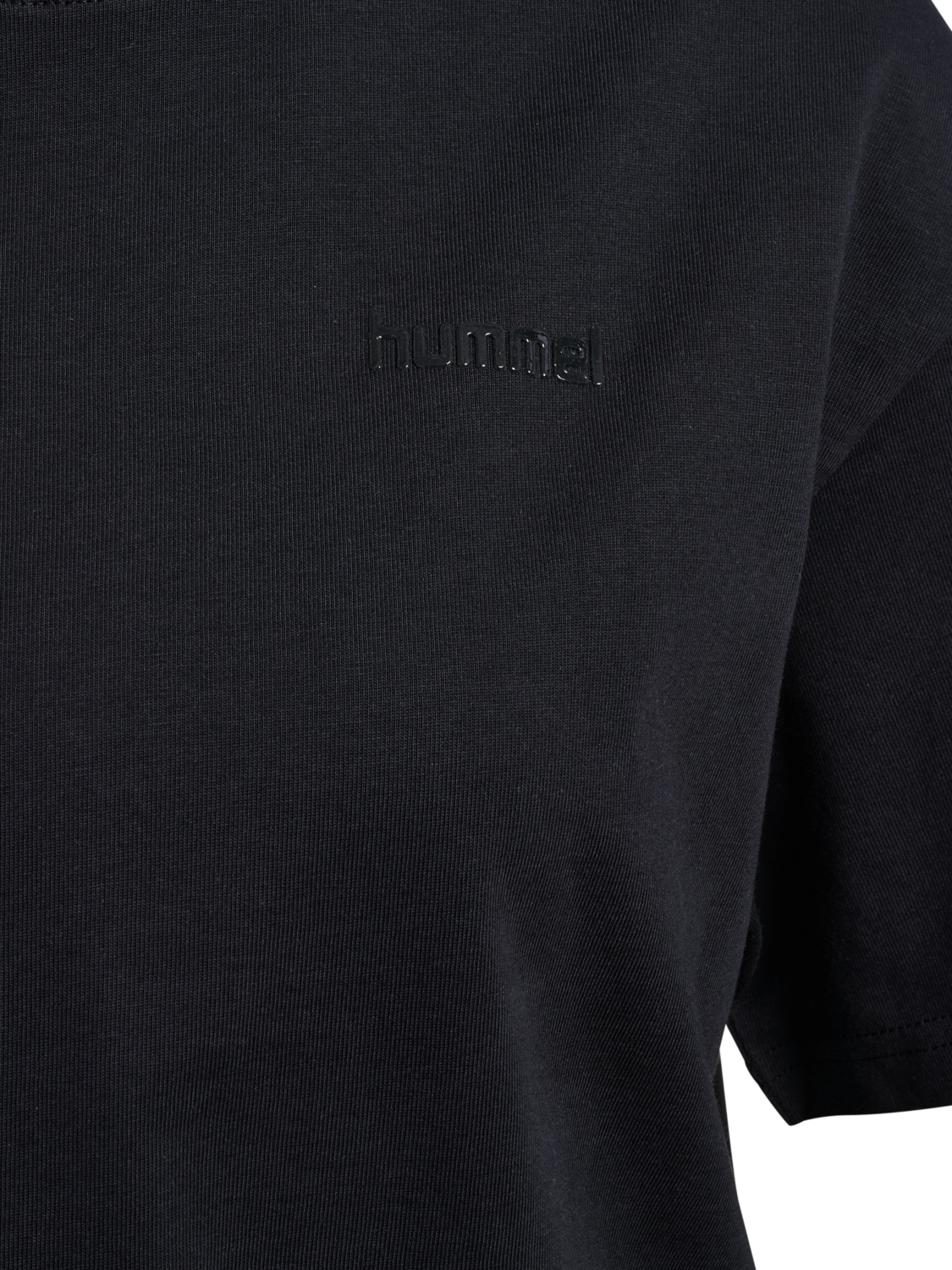 hmlKEEPER LOGO W T-SHIRT S/S, BLACK, packshot