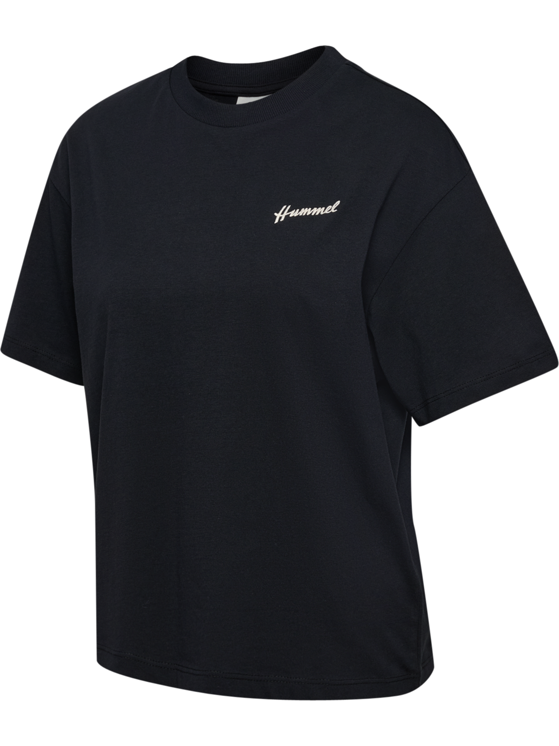 hmlCLUB W T-SHIRT S/S, BLACK, packshot