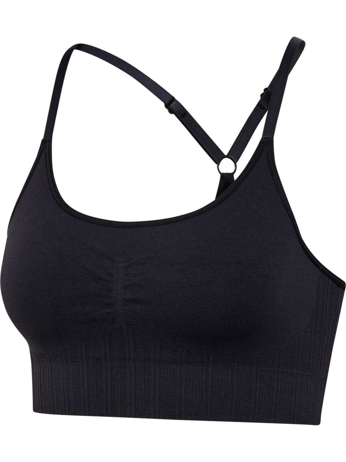 hmlMT DEFINE SEAMLESS PADDED BRA, BLACK, packshot