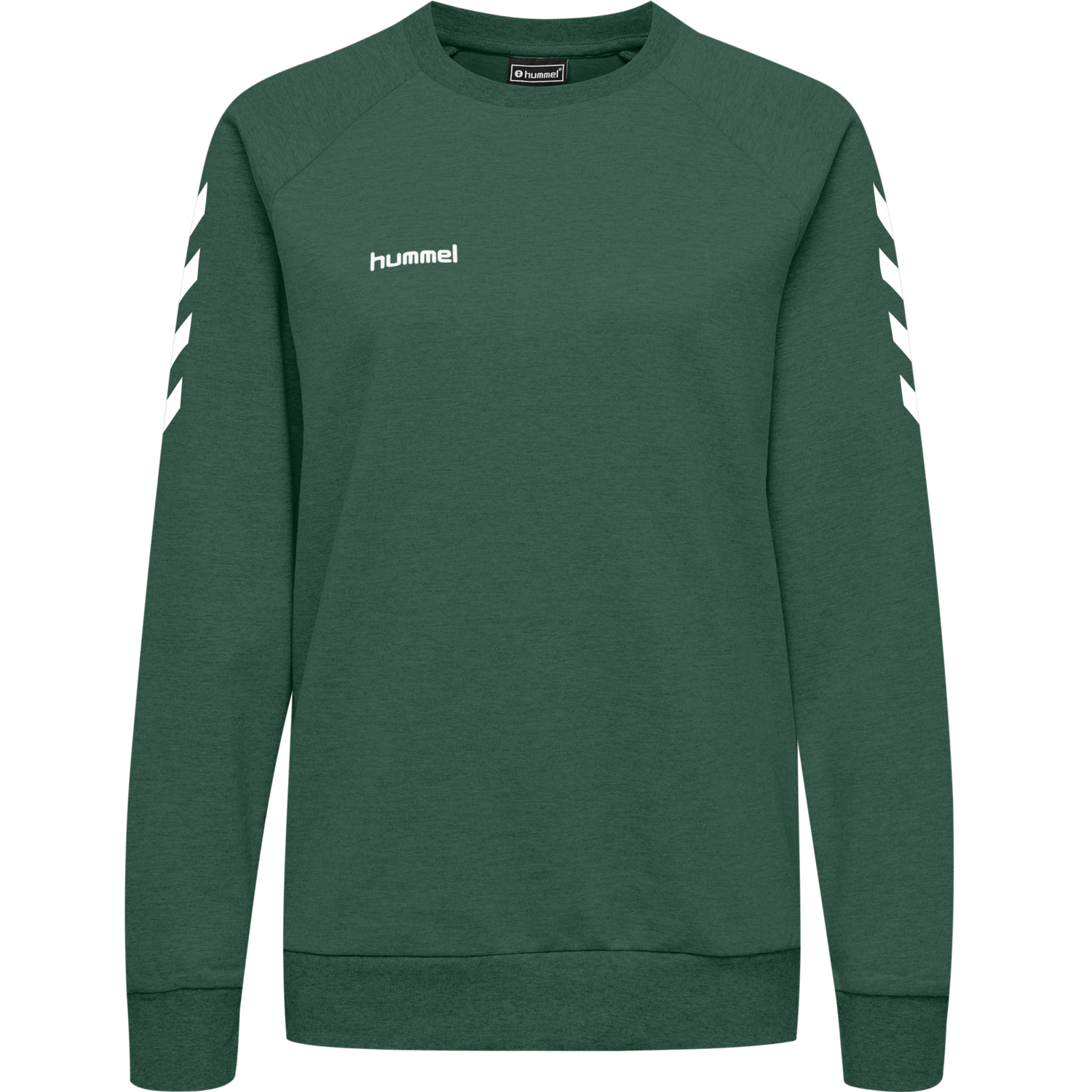 HMLGO COTTON SWEATSHIRT WOMAN, EVERGREEN, packshot