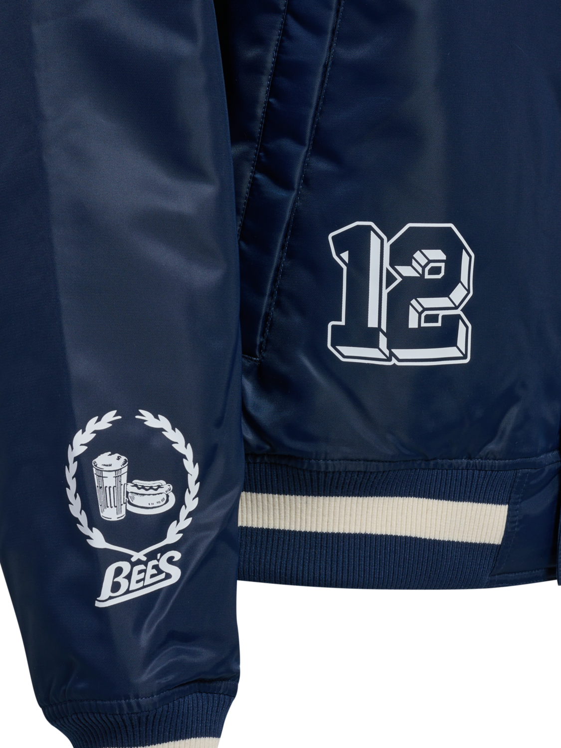 hmlLETTERMAN JACKET HSW, DRESS BLUES, packshot