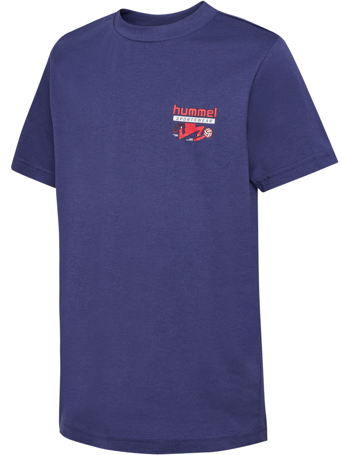 hmlJR REG T-SHIRT S/S RUNNER 2-PACK, SMOKE PINE/DEEP COBALT, packshot