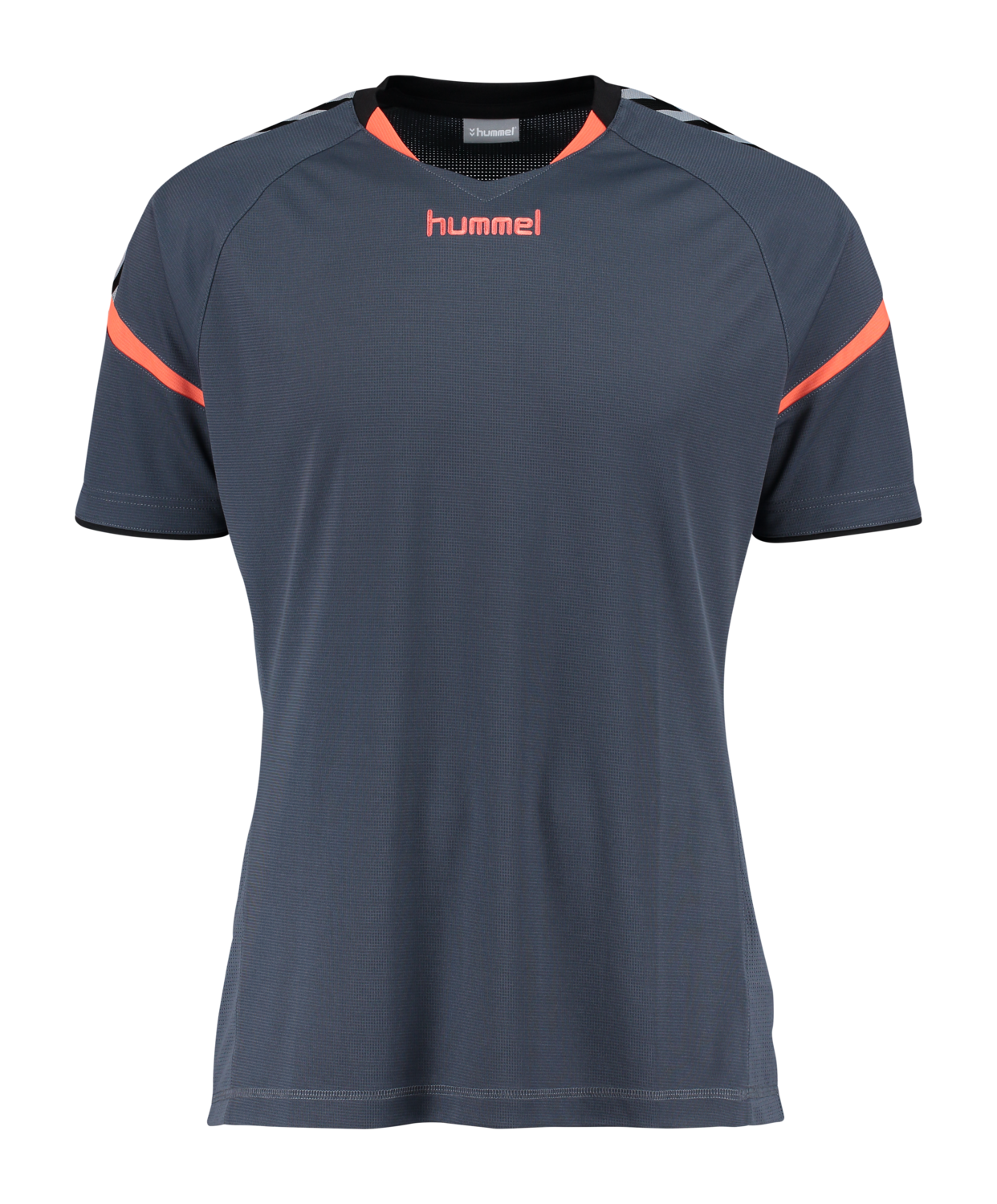 AUTH. CHARGE SS POLY JERSEY, OMBRE BLUE/NASTURIUM, packshot