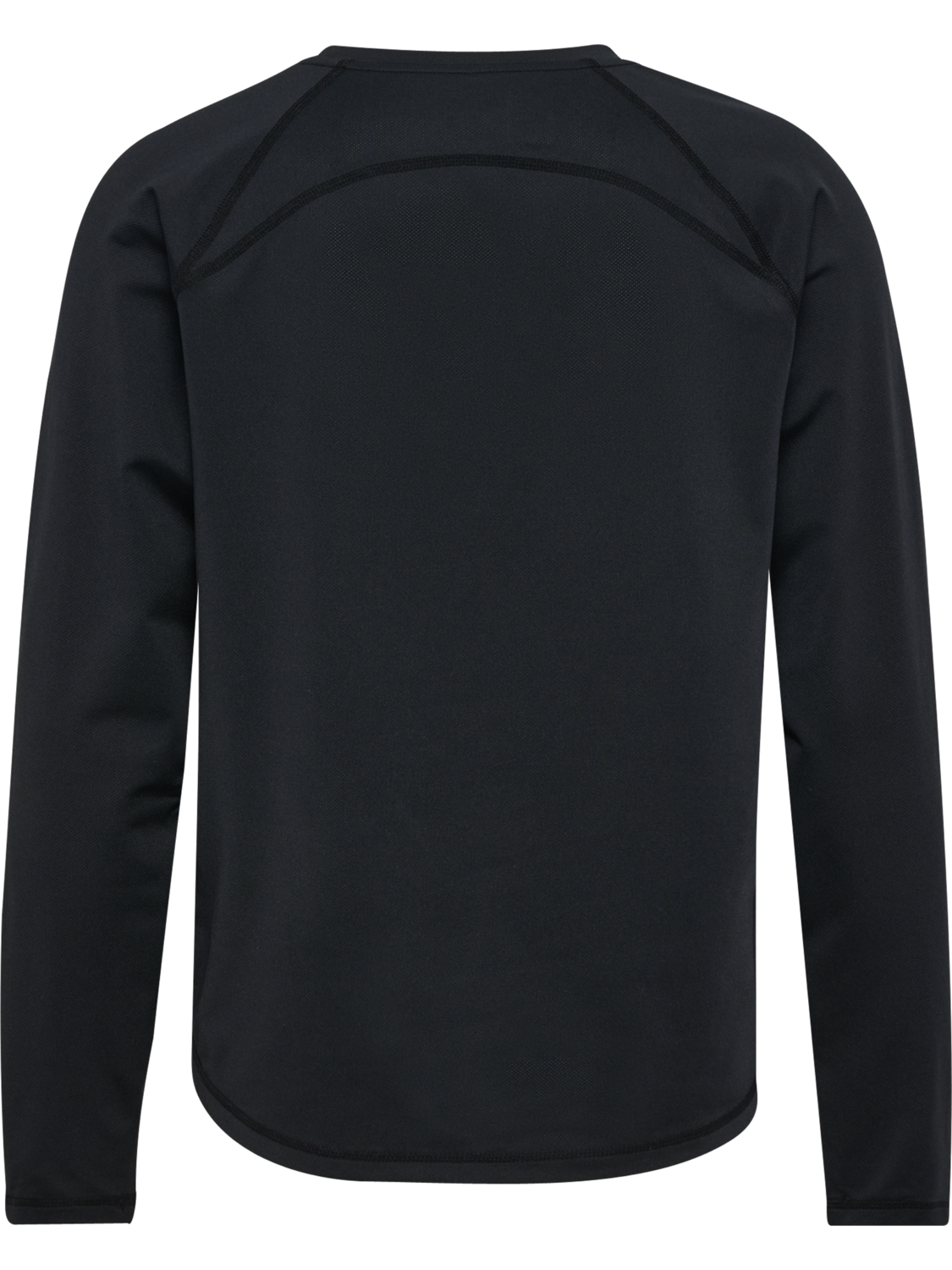 hmlVANJA TECH T-SHIRT L/S, BLACK, packshot