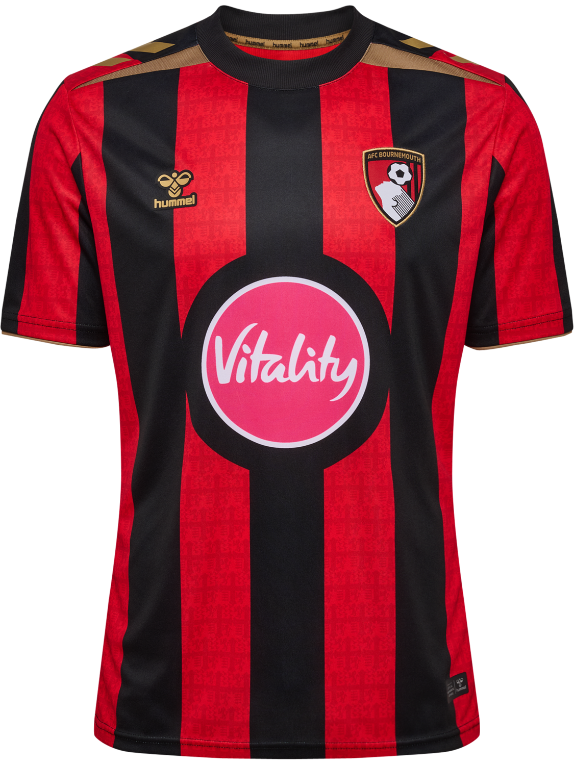 AFCB 26/27 HOME JERSEY S/S, TRUE RED/BLACK, packshot
