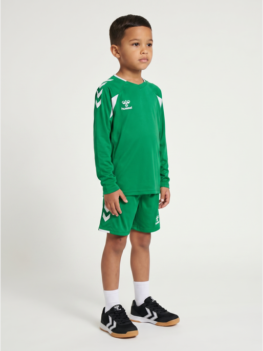 hmlCORE 2.0 JERSEY L/S KIDS, JELLY BEAN/WHITE, model
