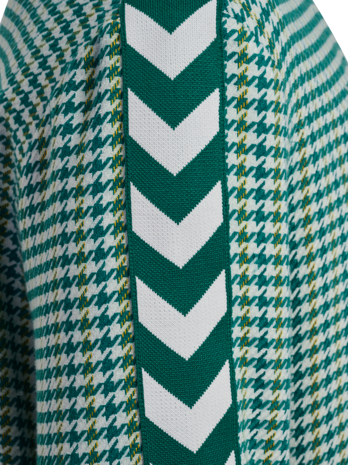 Pepita Woven Logotape Trackjacket, YELLOW/LIGHT BLUE/TEAL, packshot