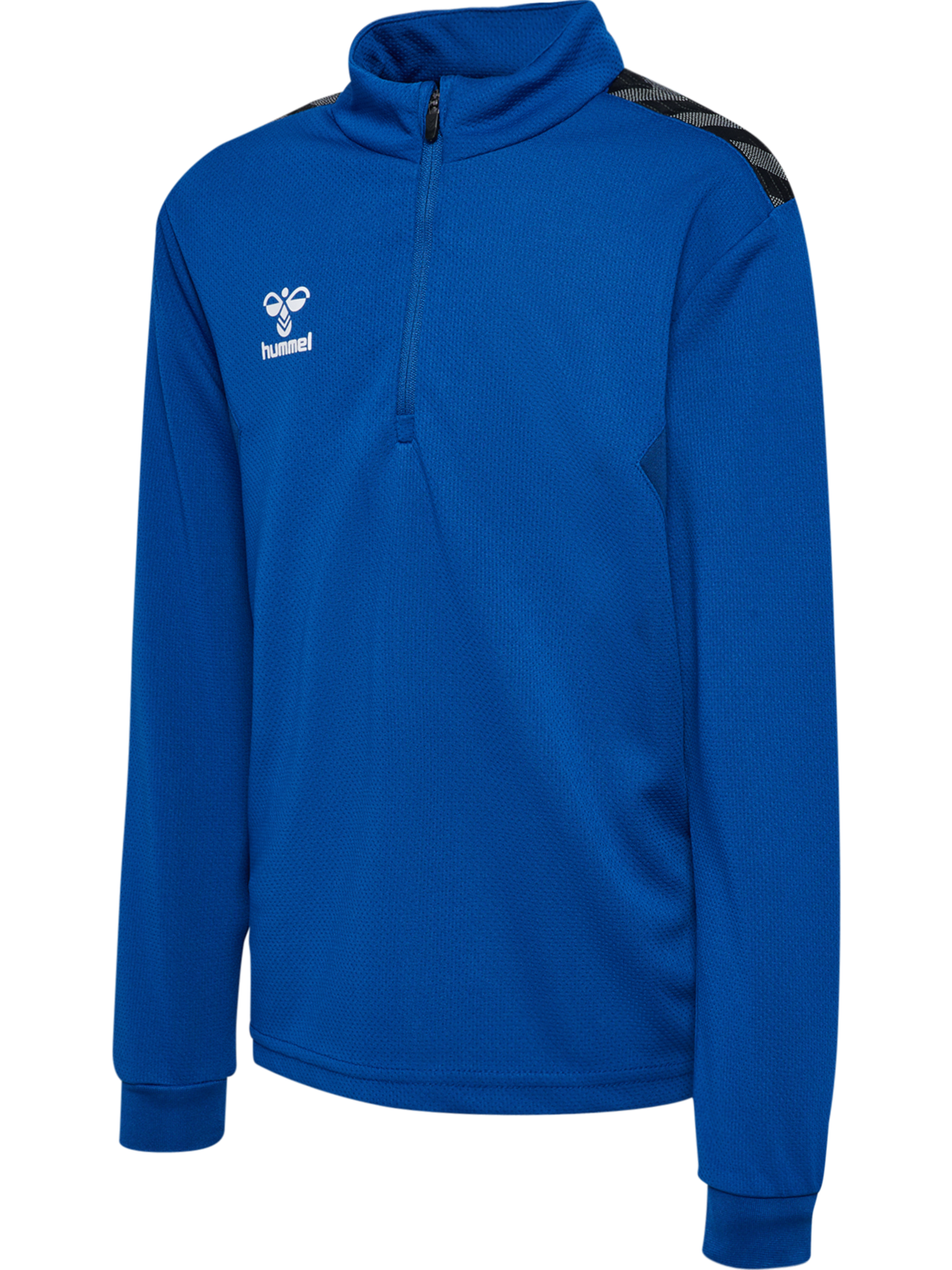 hmlAUTHENTIC HALF ZIP SWEAT KIDS, TRUE BLUE, packshot
