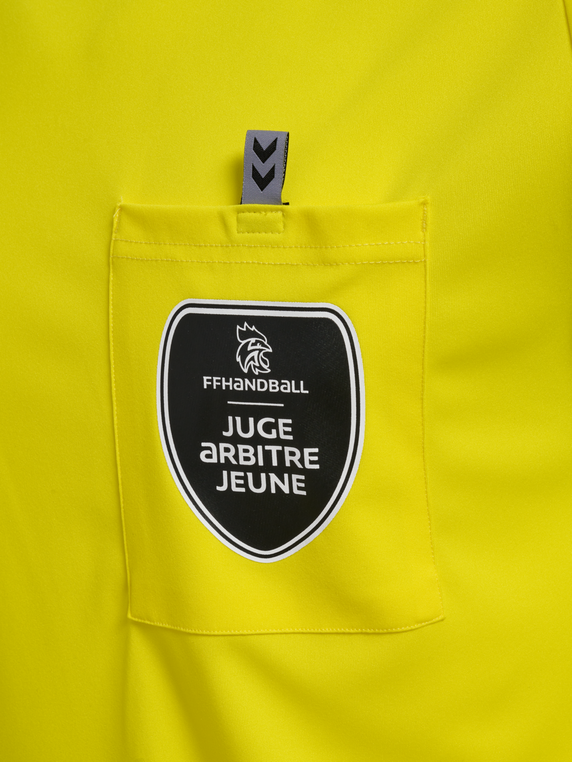 FFHB REFEREE YOUTH JERSEY S/S, BLAZING YELLOW W/O SPONSOR, packshot