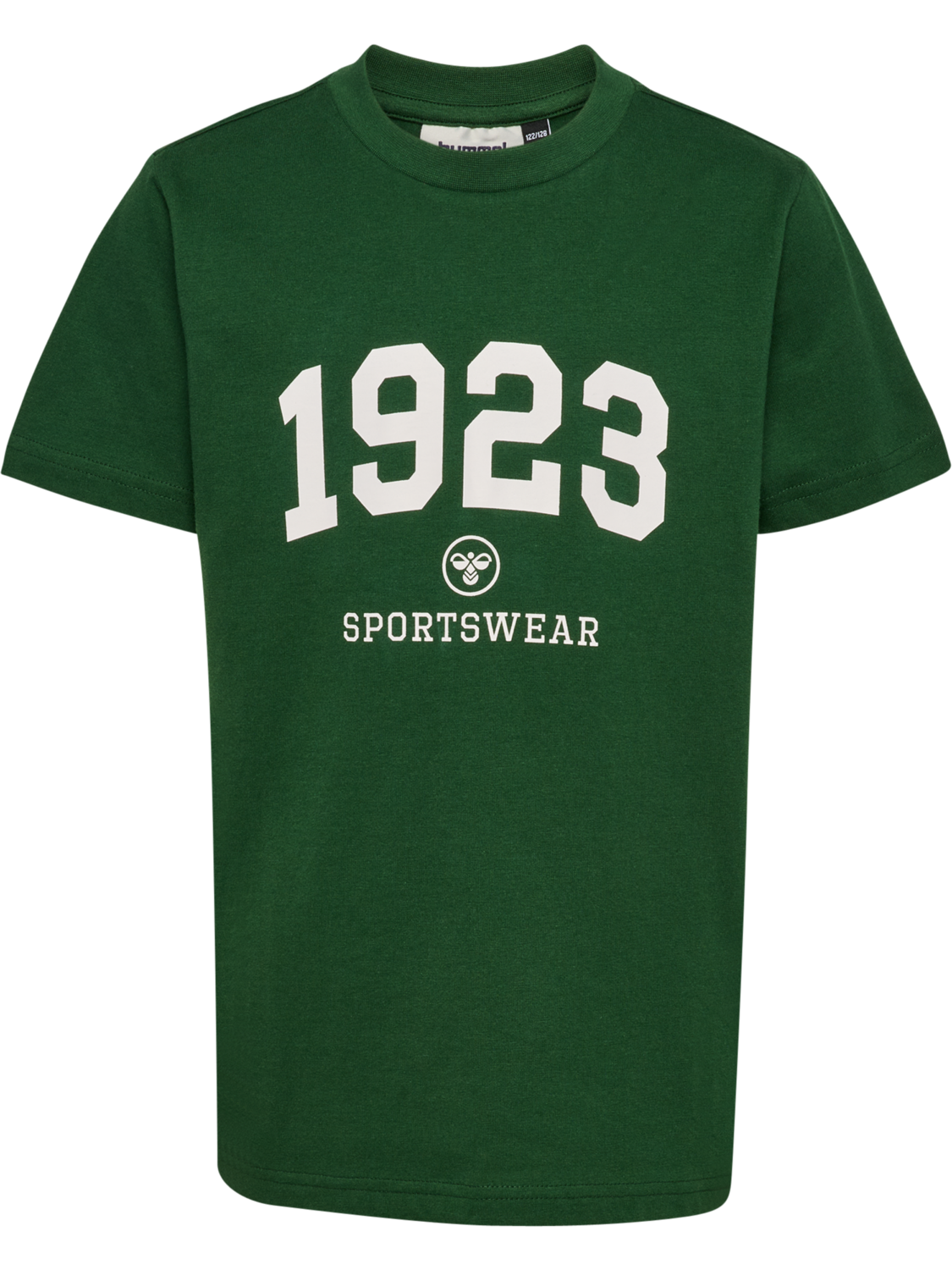 hmlJR GRAPHIC 1923 T-SHIRT S/S, DARK GREEN, packshot