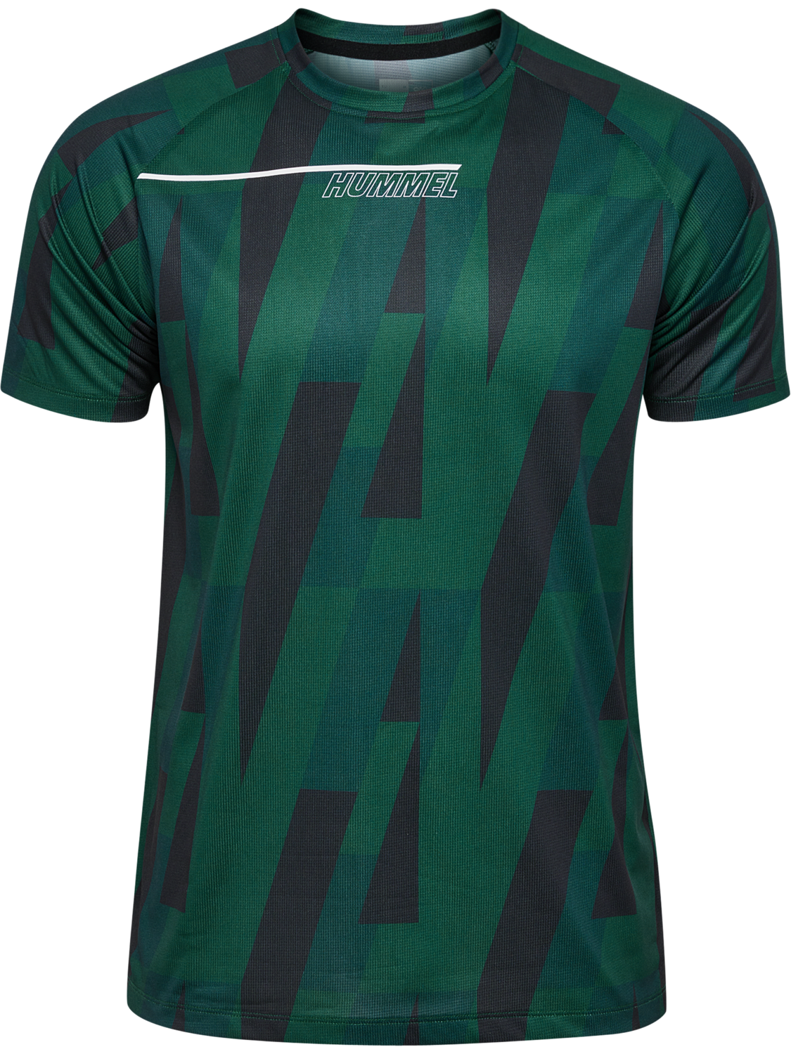 hmlCOURT AOP LIGHT WEIGHT T-SHIRT, RAIN FOREST, packshot