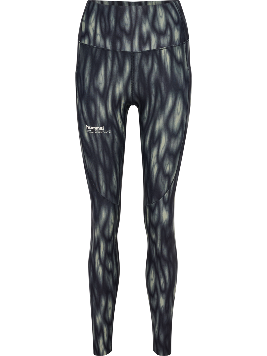 hmlHIIT AOP INTENSITY HW TIGHTS, SEAGRASS, packshot