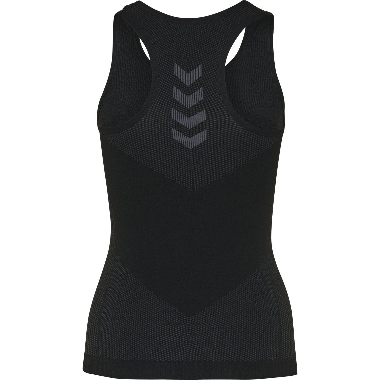 HUMMEL FIRST SEAMLESS TANK TOP WOMAN, BLACK, packshot