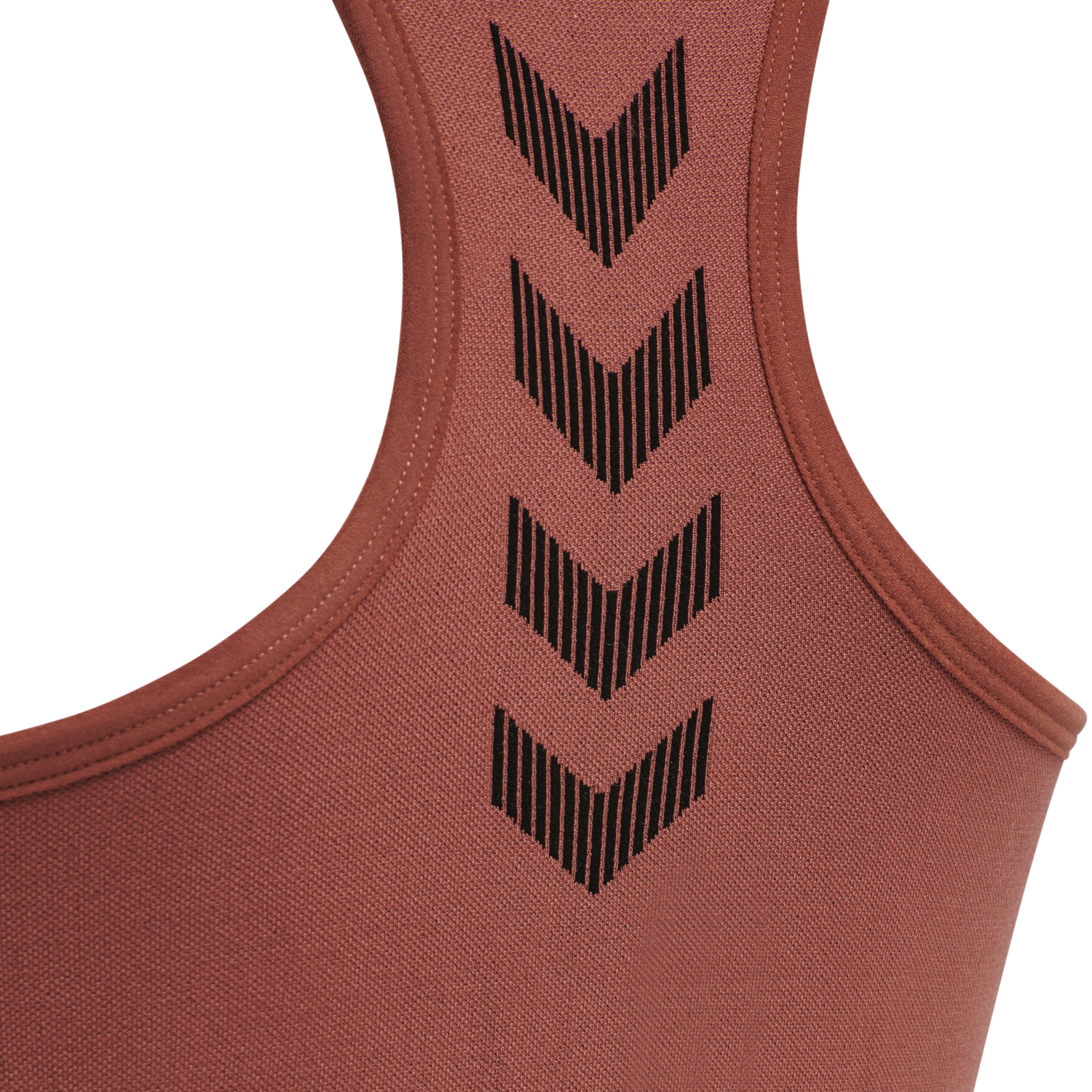 HUMMEL FIRST SEAMLESS BRA WOMAN, MARSALA, packshot