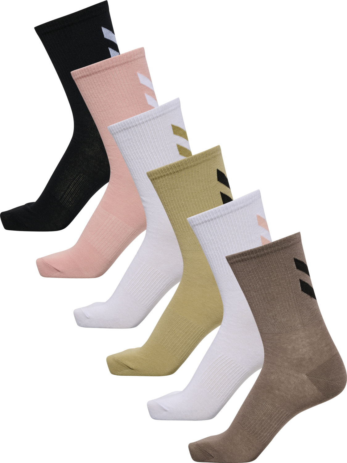 hmlLEGACY CHEVRON 6-PACK SOCKS, 9354, packshot