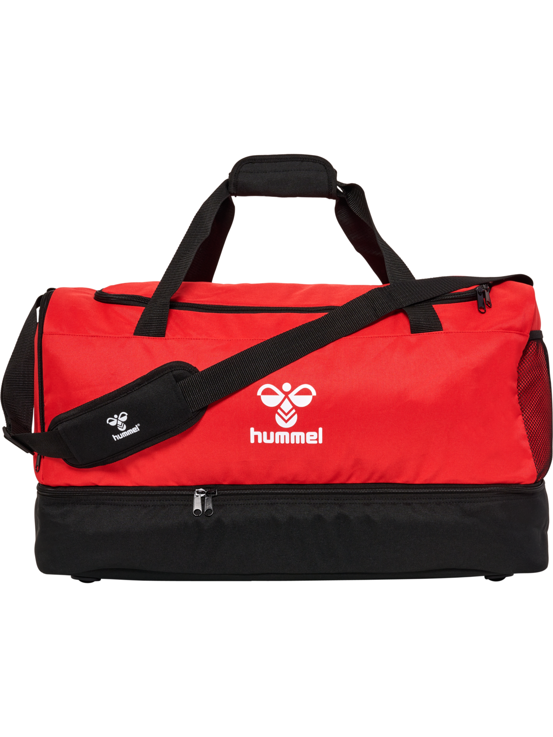 hmlCORE 2.0 SPORTS BAG W. SC, TRUE RED/BLACK, packshot